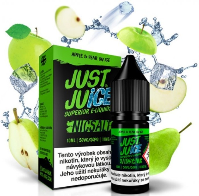 Liquid Just Juice SALT Apple & Pear On Ice 10ml - 20mg