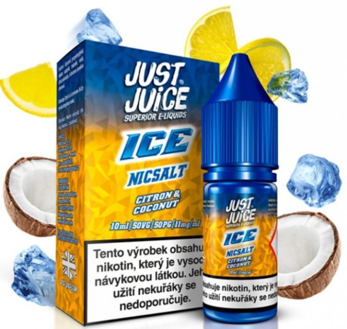 Liquid Just Juice SALT ICE Citron & Coconut 10ml - 11mg