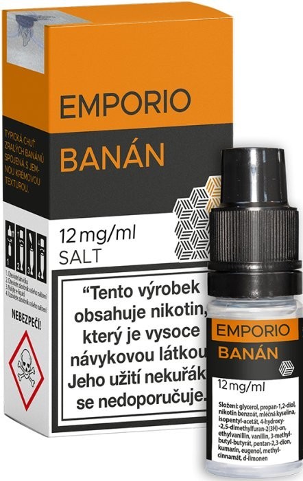 Liquid EMPORIO SALT Banán  10ml - 12mg