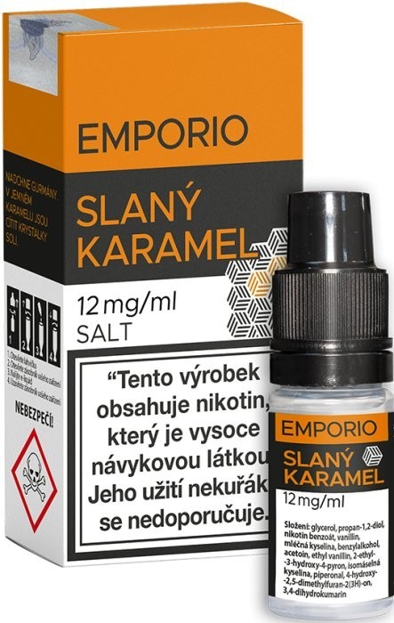 Liquid EMPORIO SALT Slaný Karamel 10ml - 12mg