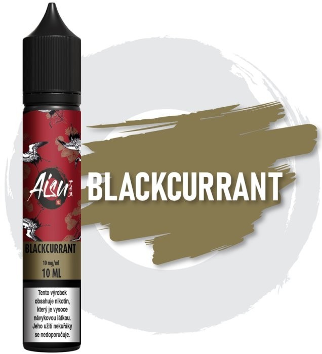 Liquid ZAP! Juice Aisu Nic SALT Ledový černý rybíz (Blackcurrant Ice) 10ml - 10mg