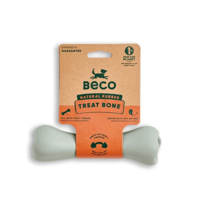 Hračky pre psov, Beco Treat Bone-green