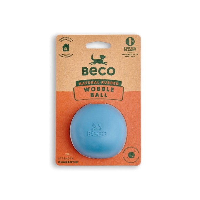 Hračky pre psov, Beco Wobble Ball-blue