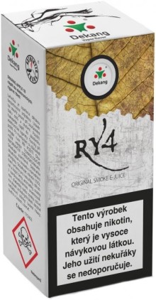 Liquid Dekang RY4 10ml - 11mg (zmes karamelu, vanilky a tabaku)