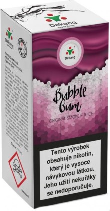 Liquid Dekang Menthol Bubble Gum 10ml - 6mg (Mentolová žuvačka)