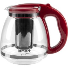 LAMART LT7074 Kanvica 1,5l červená Verre