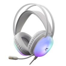 White Shark herní headset PEACOCK, pro PC, PS4/PS5,Xbox, Mac, bílá  (GH-2444)