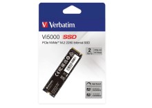 Verbatim SSD 2TB Vi5000 Internal PCIe NVMe M.2, interní disk, černá