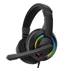 Baracuda herní headset HYDRA, pro PC, LED, Černá (BGH-021)