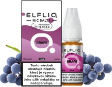 Liquid ELFLIQ Nic SALT Grape 10ml - 10mg