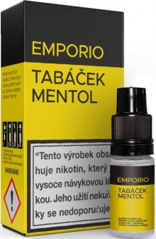 Liquid EMPORIO Tabáček - Mentol 10ml - 3mg