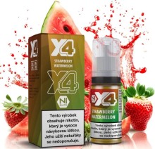 Liquid X4 Bar Juice - Jahoda a meloun (Strawberry Watermelon) 10ml - 10mg