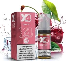 Liquid X4 Bar Juice - Chladivá třešeň (Cherry Ice) 10ml - 10mg