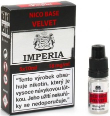 Nikotinová báze IMPERIA Velvet PG20-VG80 5x10ml-18mg