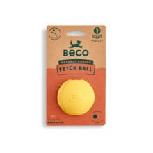 Hračky pre psov, Beco Fetch Ball-yellow